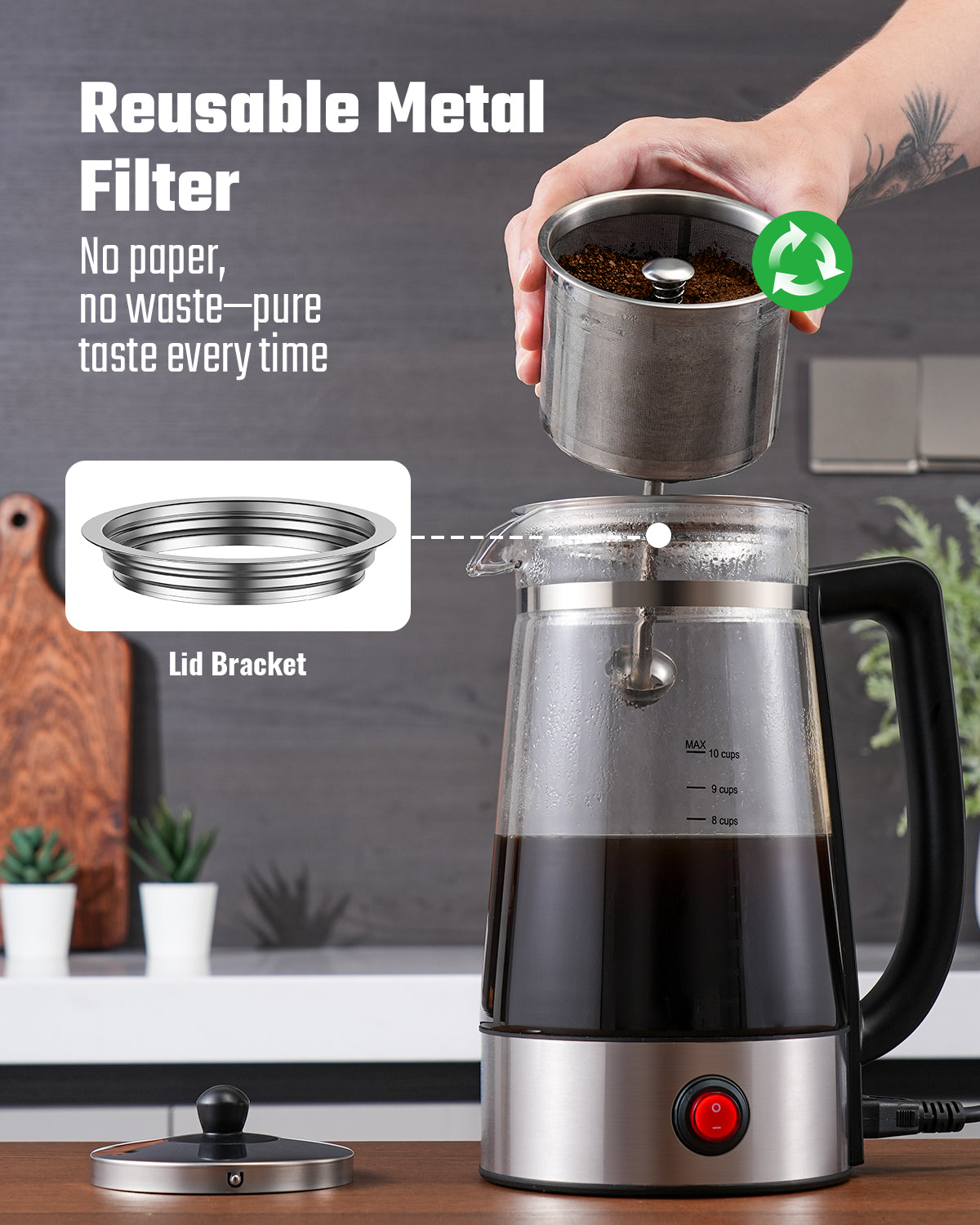Percolator Coffee Pot Electric Coffee Maker