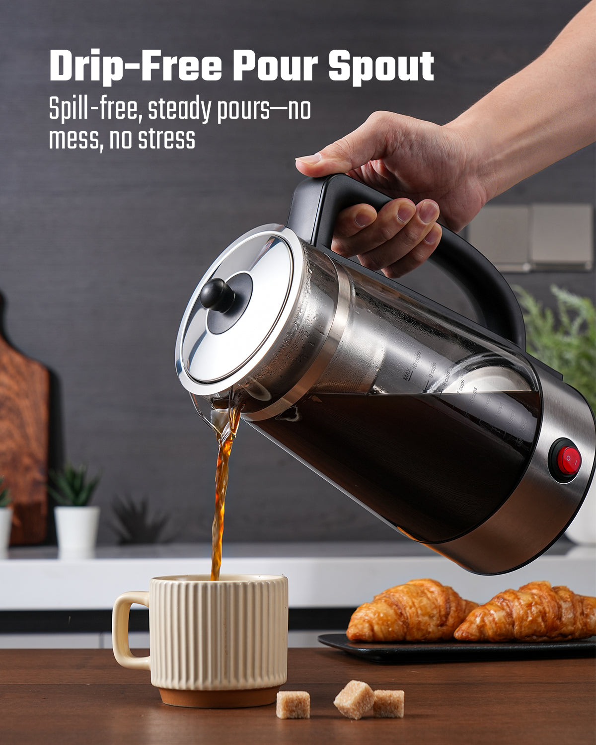Percolator Coffee Pot Electric Coffee Maker