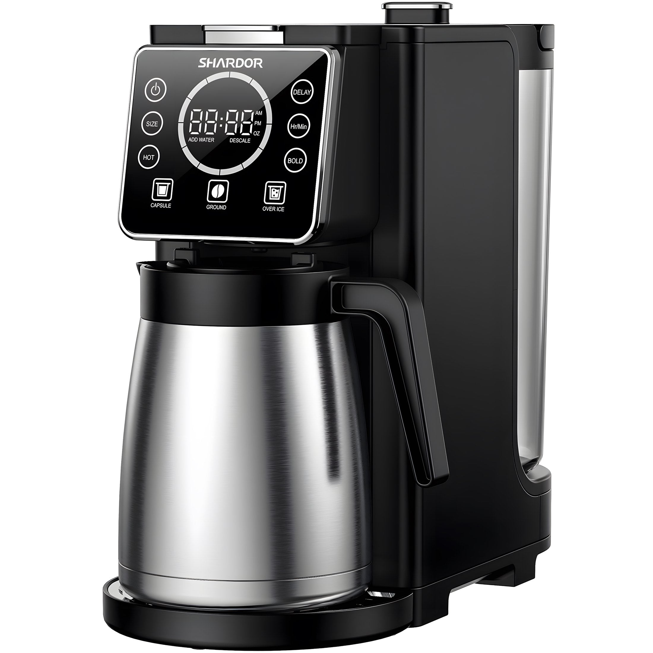 SHARDOR KM805 matte black coffee maker feature image 8