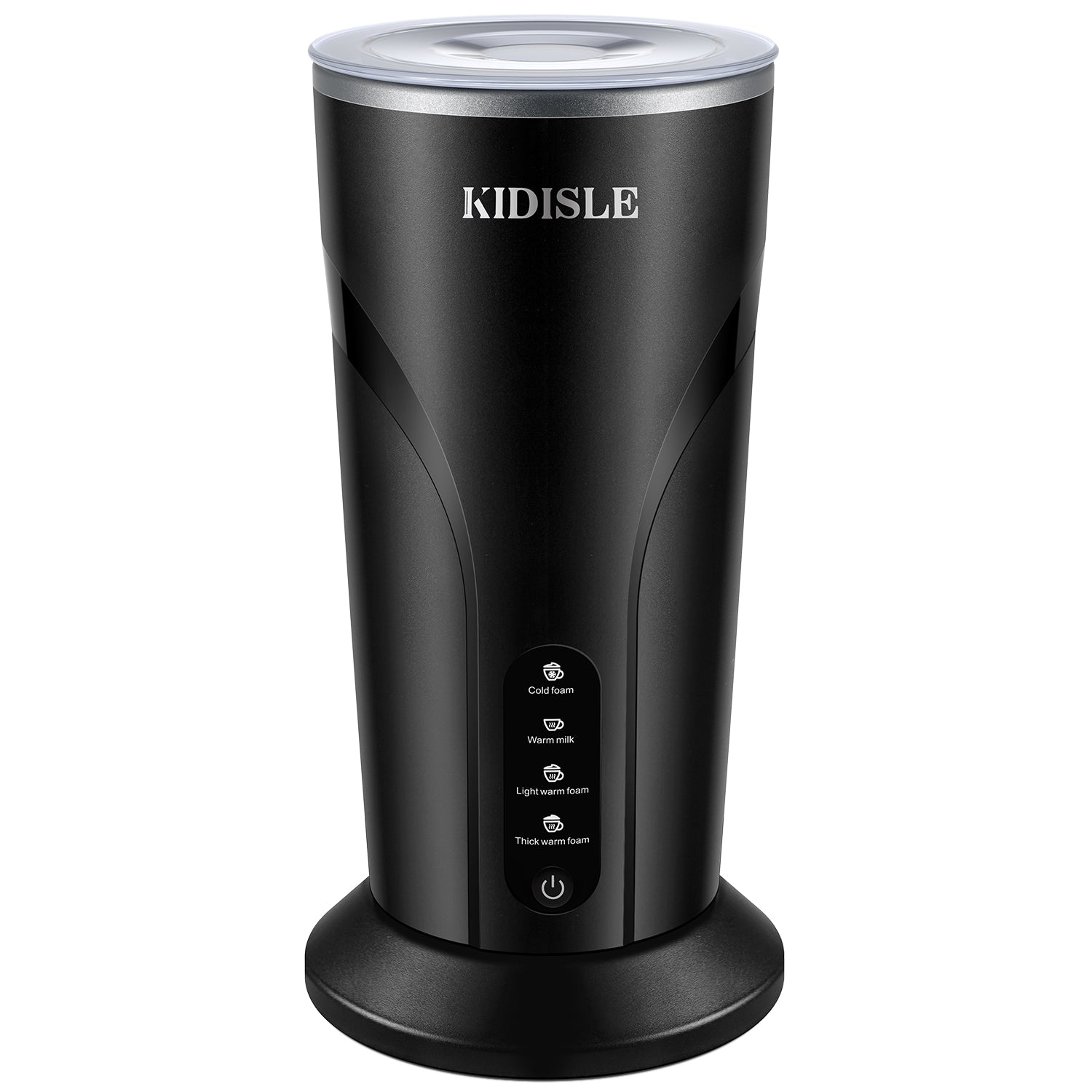 KIDISLE 4-in-1 Electric Milk Frother and Steamer