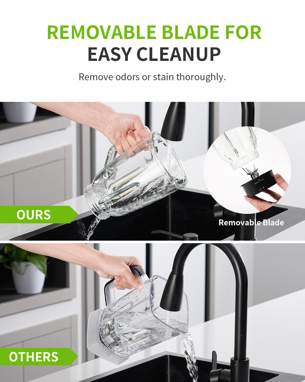 GDOR 1200W Blender for Smoothies and Shakes