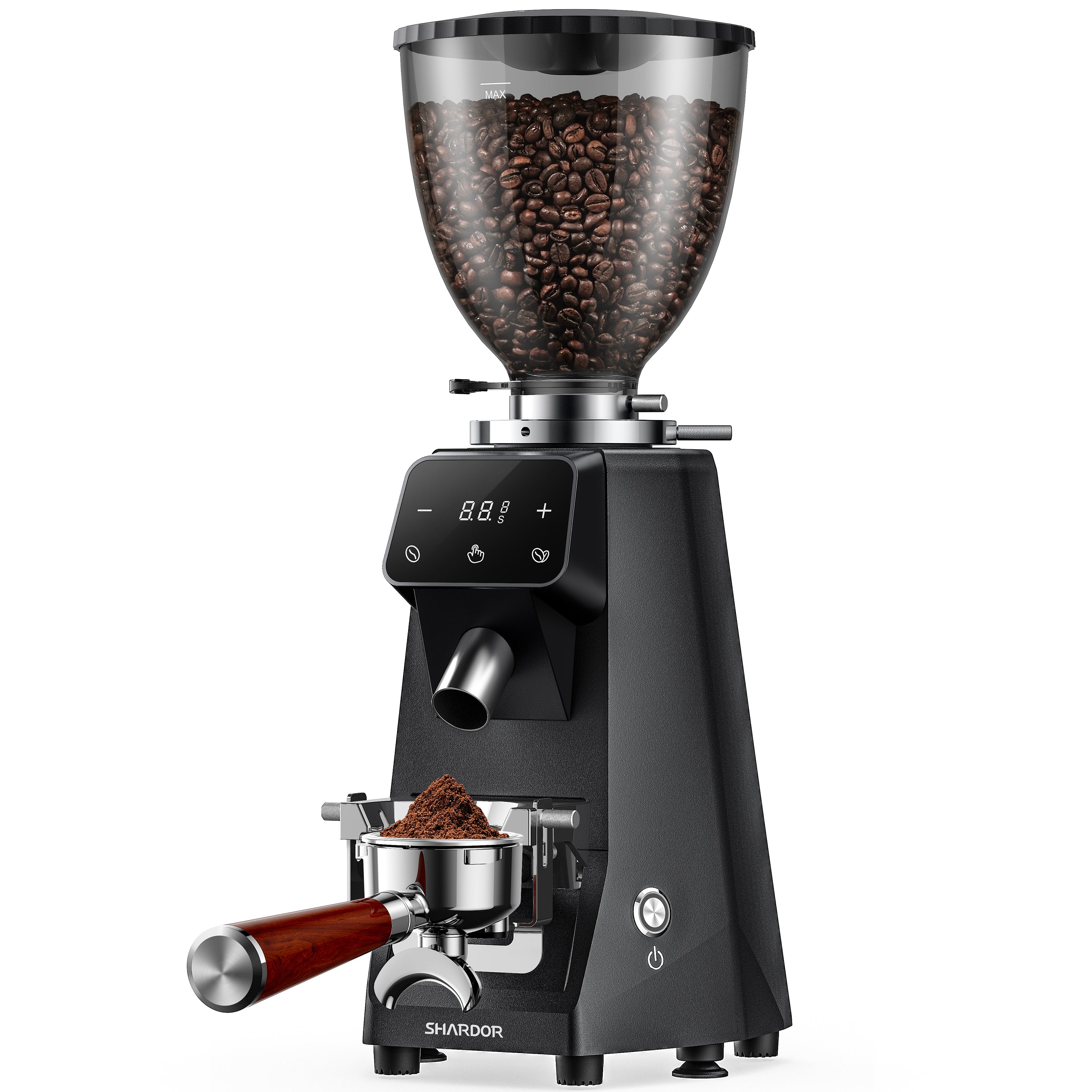 SHARDOR® Coffee Burr Grinder Professional with 100 Grind Settings Die-Cast Aluminum Housing
