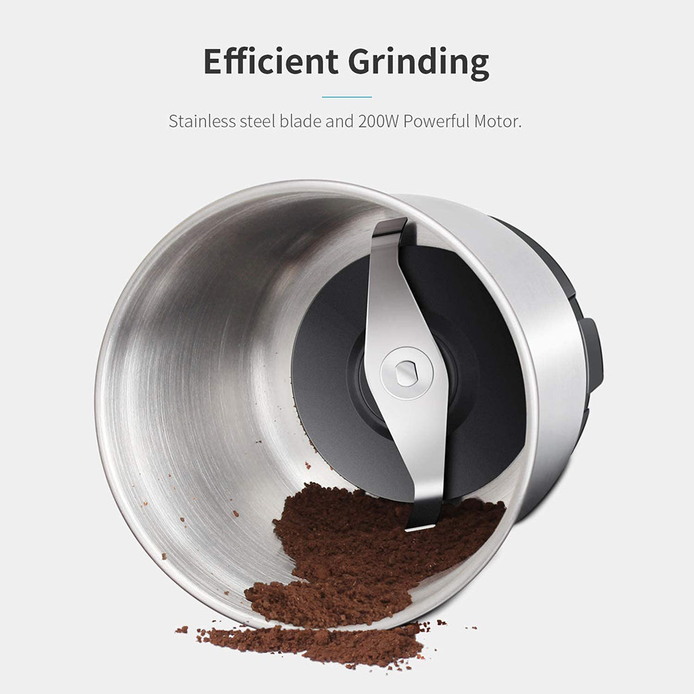 SHARDOR® Coffee Blade Grinder with Manual pressing Black 1 Cup