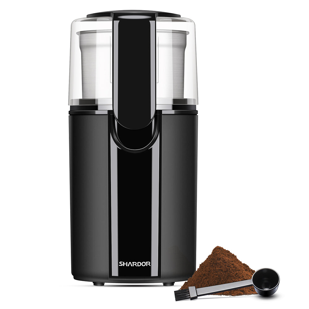 SHARDOR® Coffee Blade Grinder with Manual pressing Black 1 Cup