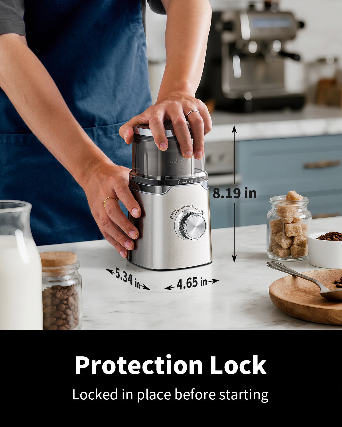 SHARDOR® Coffee Blade Grinder with  Removable Stainless Steel Bowl