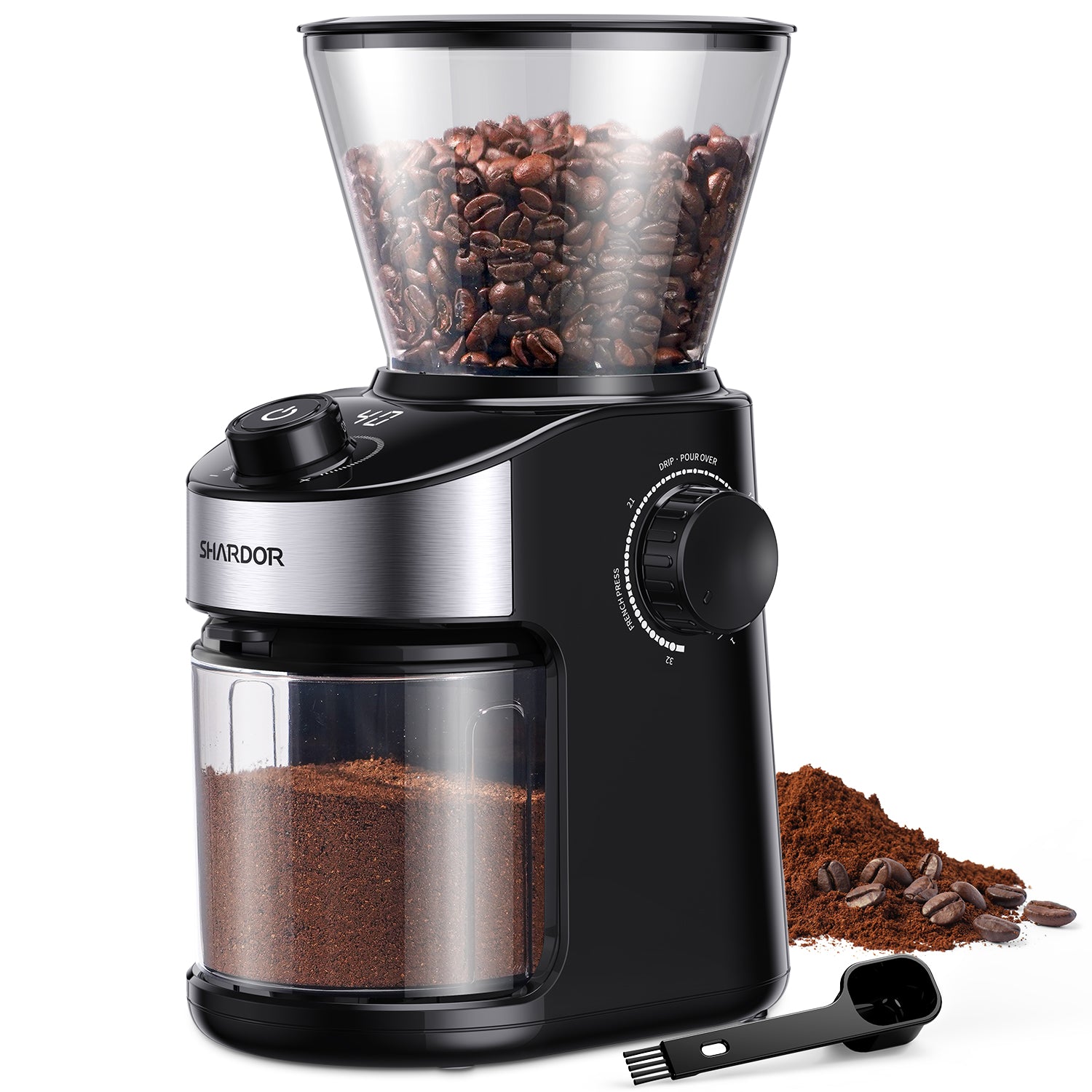 SHARDOR® Coffee Burr Grinder with 32 Precision Grind Settings