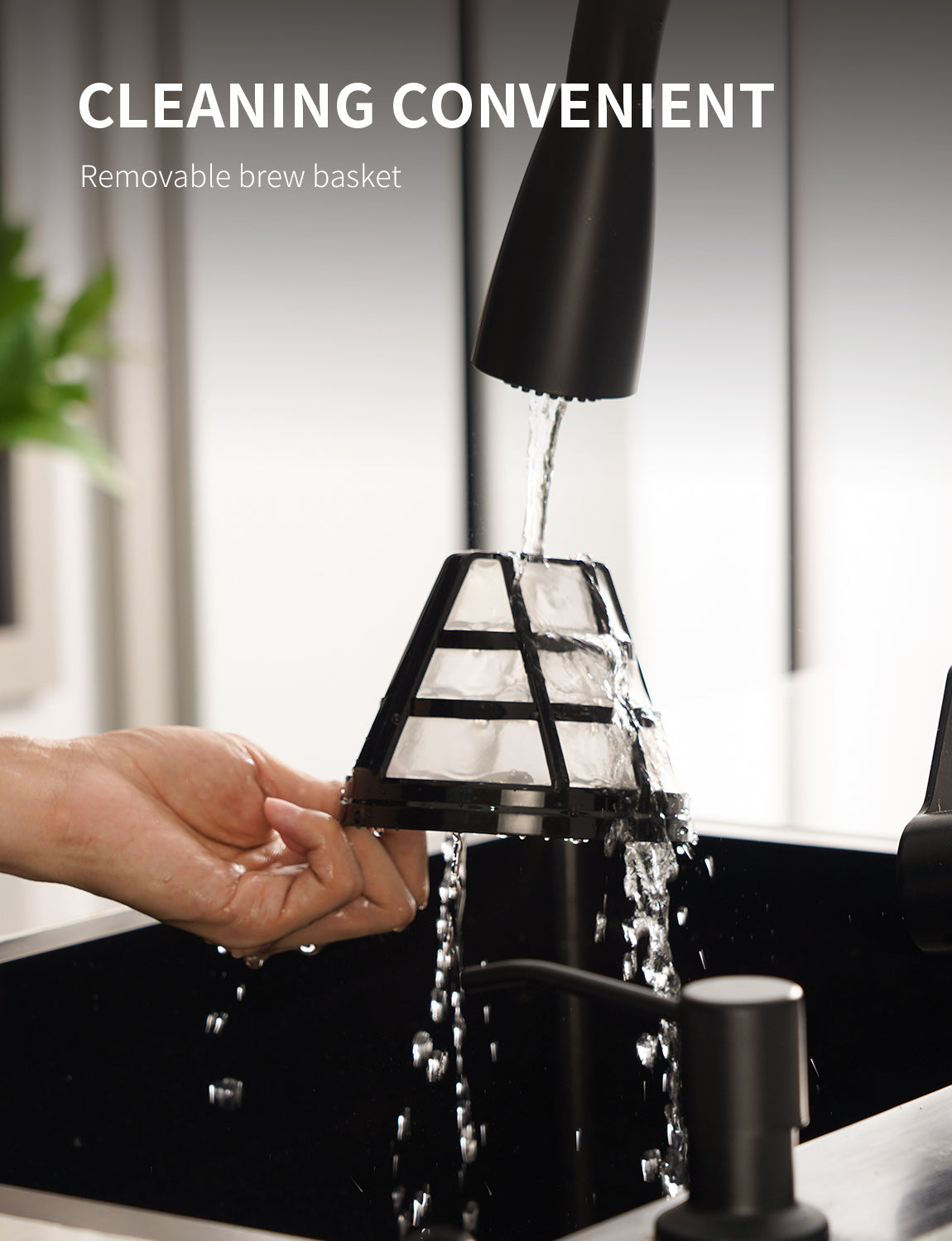 SHARDOR® Drip Coffee Machine with Timer, Red & Glass Pot