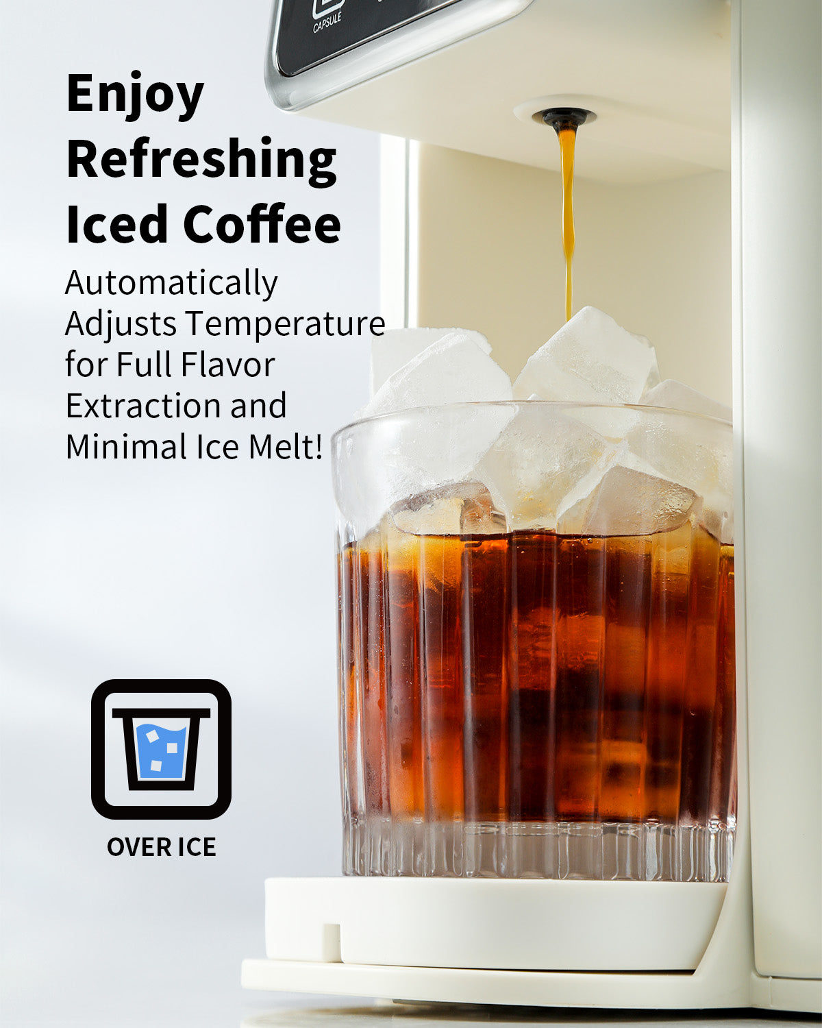 KIDISLE® K Cup Pods Coffee Maker White