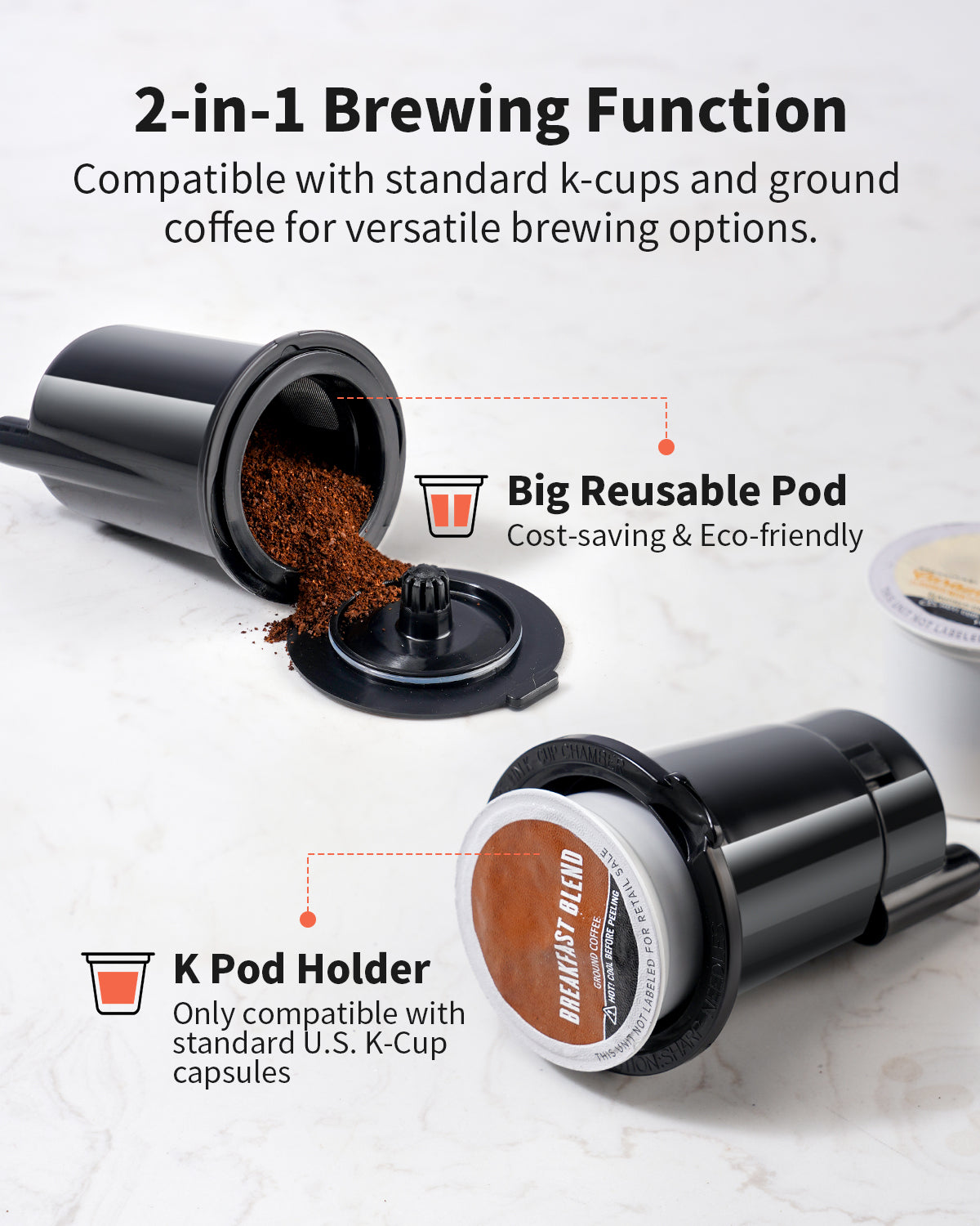 KIDISLE®  2-in-1 Brewing Flexibility Red