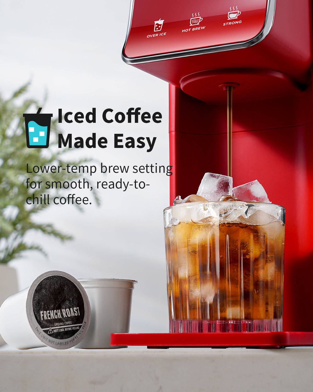 KIDISLE®  2-in-1 Brewing Flexibility Red