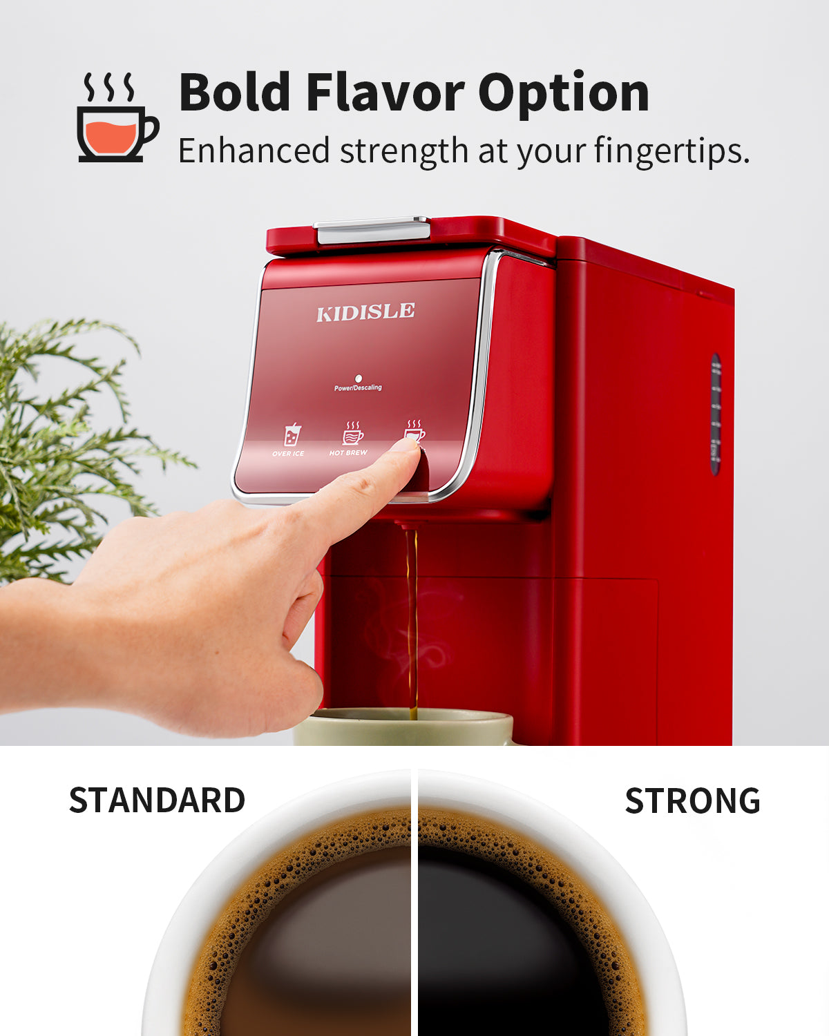 KIDISLE®  2-in-1 Brewing Flexibility Red