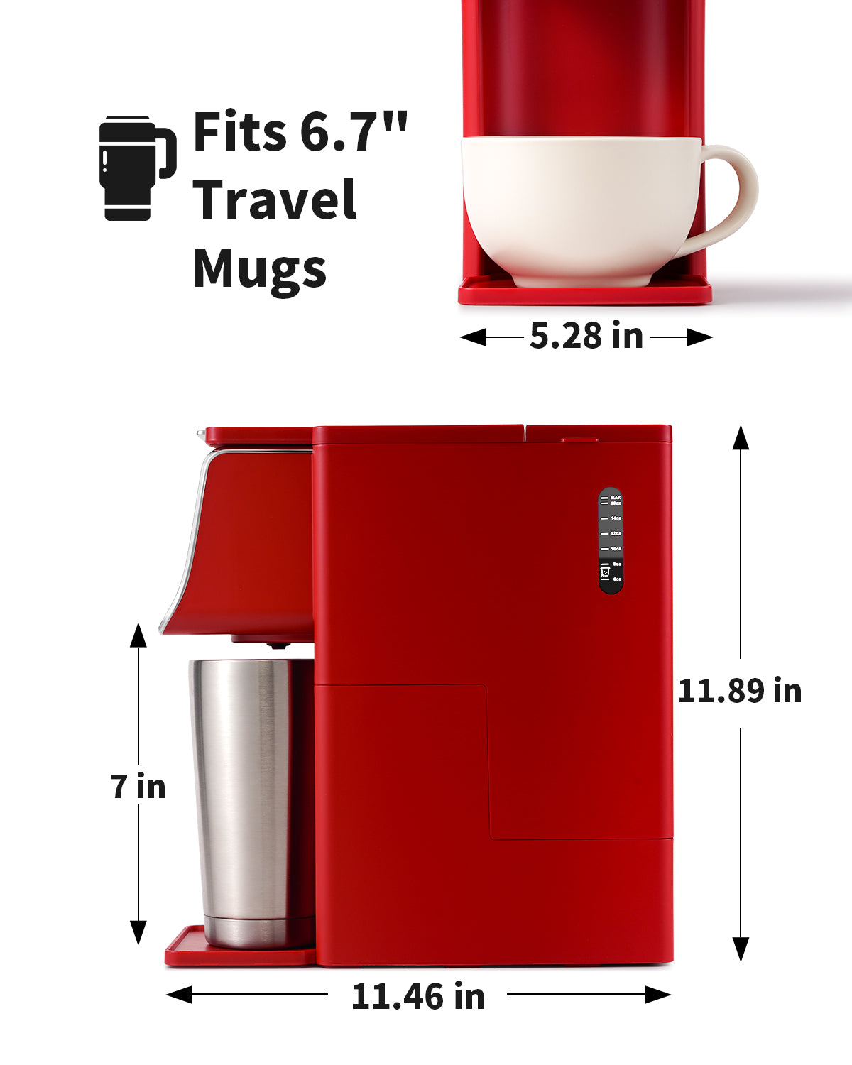 KIDISLE®  2-in-1 Brewing Flexibility Red