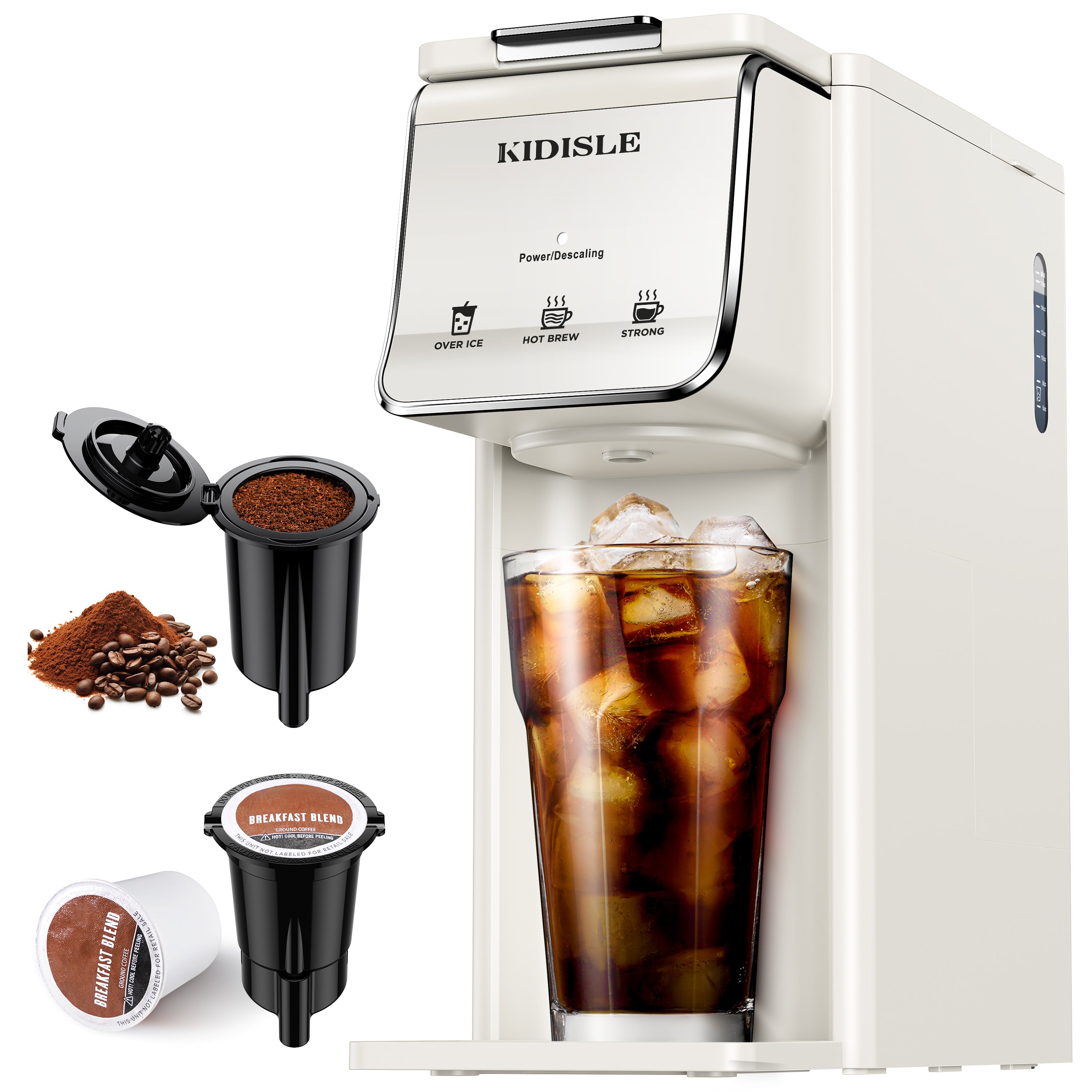 KIDISLE®  2-in-1 Brewing Flexibility White